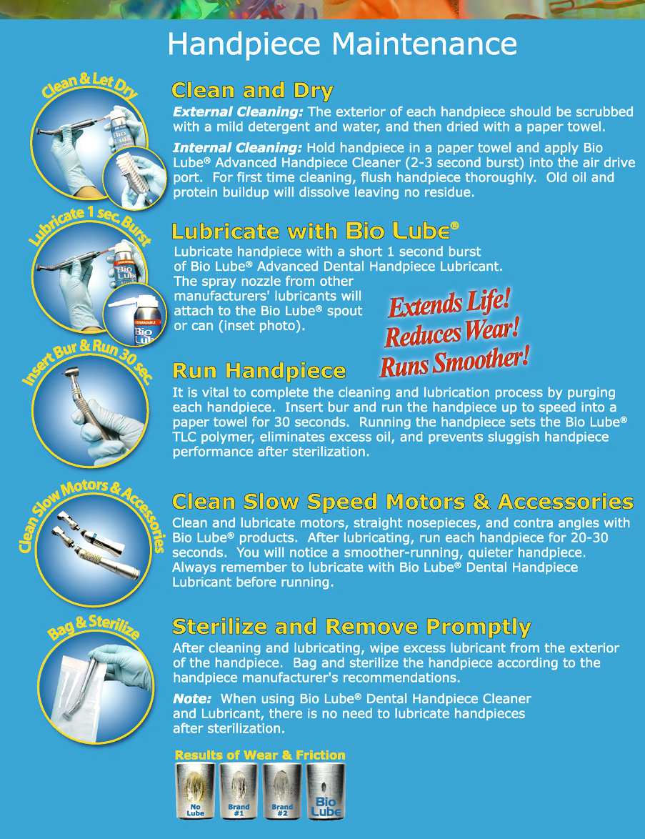 Free Handpiece Maintenance Tips